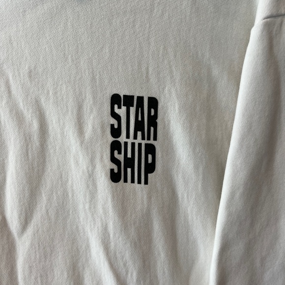 SpaceX men’s official starship schematics hoodie size XL - Picture 2 of 10